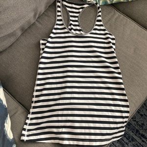 LULULEMON stripe Cool Racerback Tank top